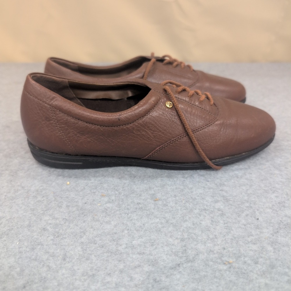 Easy Spirit Anti Gravity Brown Leather Lace Up Oxford Shoes Women Size 5 - Picture 4 of 8